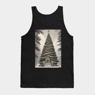 elf house xmas tree Tank Top